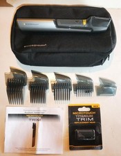 Microtouch Titanium Trim-Haircutting Body Groomer W/ 5 Combs Replacement Head