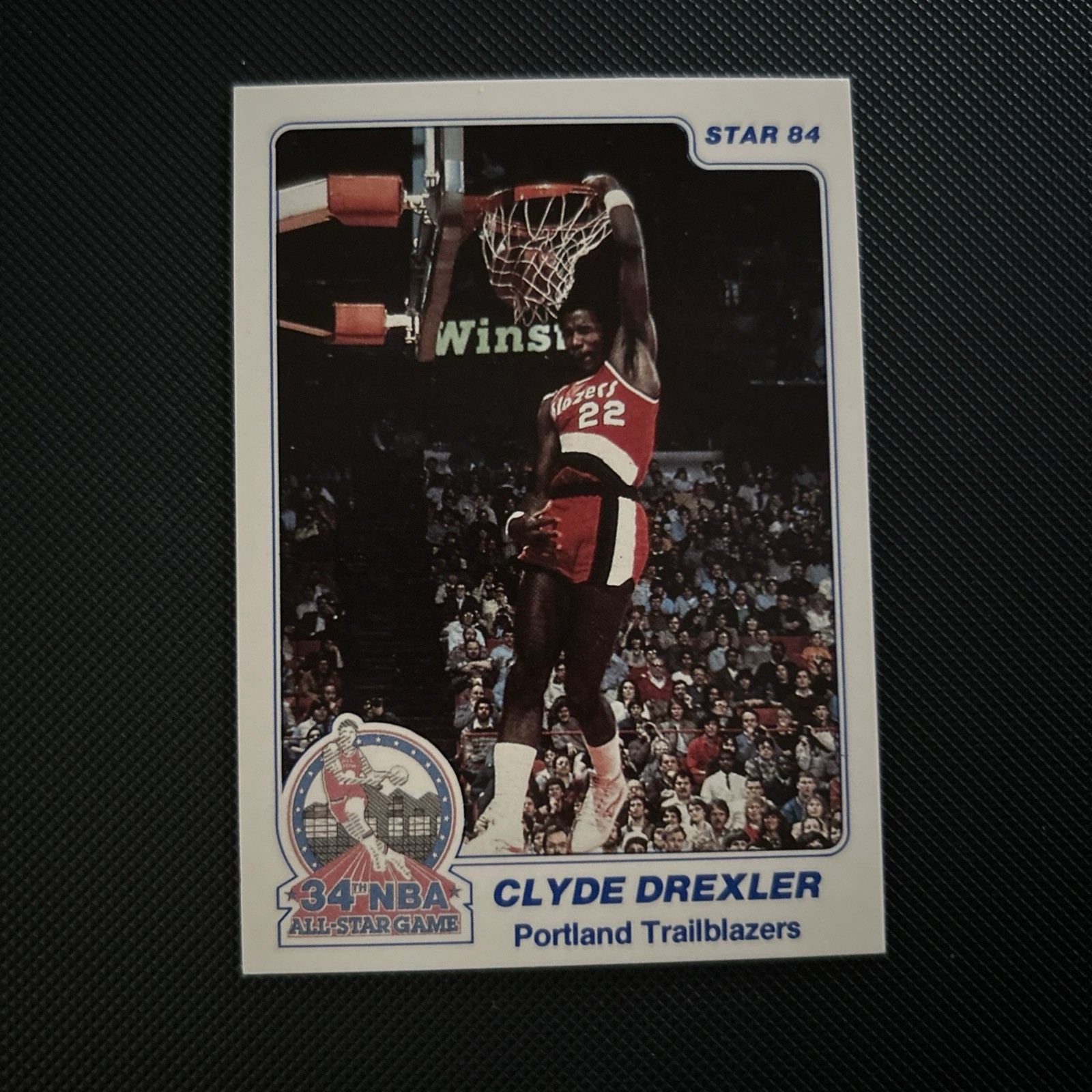1984 Star - All-Star Game Clyde Drexler #27 Denver Police