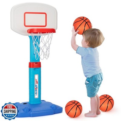 LACCHOUFEE Basketball Hoop Indoor Outdoor Toys for Toddlers 1-3, Kids Basketb