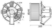 Mahle AB 89 000S InnenraumgebläSe FüR MERCEDES-BENZ