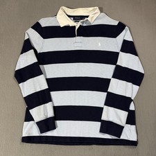 Polo Ralph Lauren Vtg Long Sleeve 1/4 Button Rugby Collared Sweatshirt T Shirt L