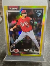 ZACH MAXWELL RC 2026 Topps Series 1 GOLD Rainbow Foil 143 #/399 REDS