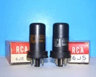 6J5 RCA NOS radio audio metal vintage amplifier vacuum tube tested 6J5GT 6J5G