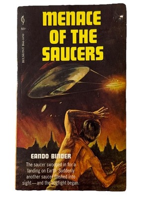 RARE: Vintage Menace of the Saucers Paperback 1969 Science Fiction First Ed. 