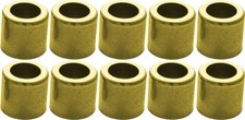 Brass Ferrule for Air and Water Hose 625 1/4" ID/.525 ID/.470 L/.360 P 10 Pack