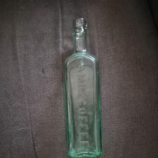 Vintage Patterson's Camp Coffee & Chicory Glass Bottle - Glasgow.