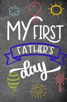 Father's Day Gift Notebook: My First Father's Day Journal 6X9