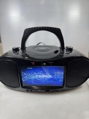 Naxa NDL-257 7'' Portable DVD CD Player TV Bluetooth AM/FM Radio W/ Ext Antenna