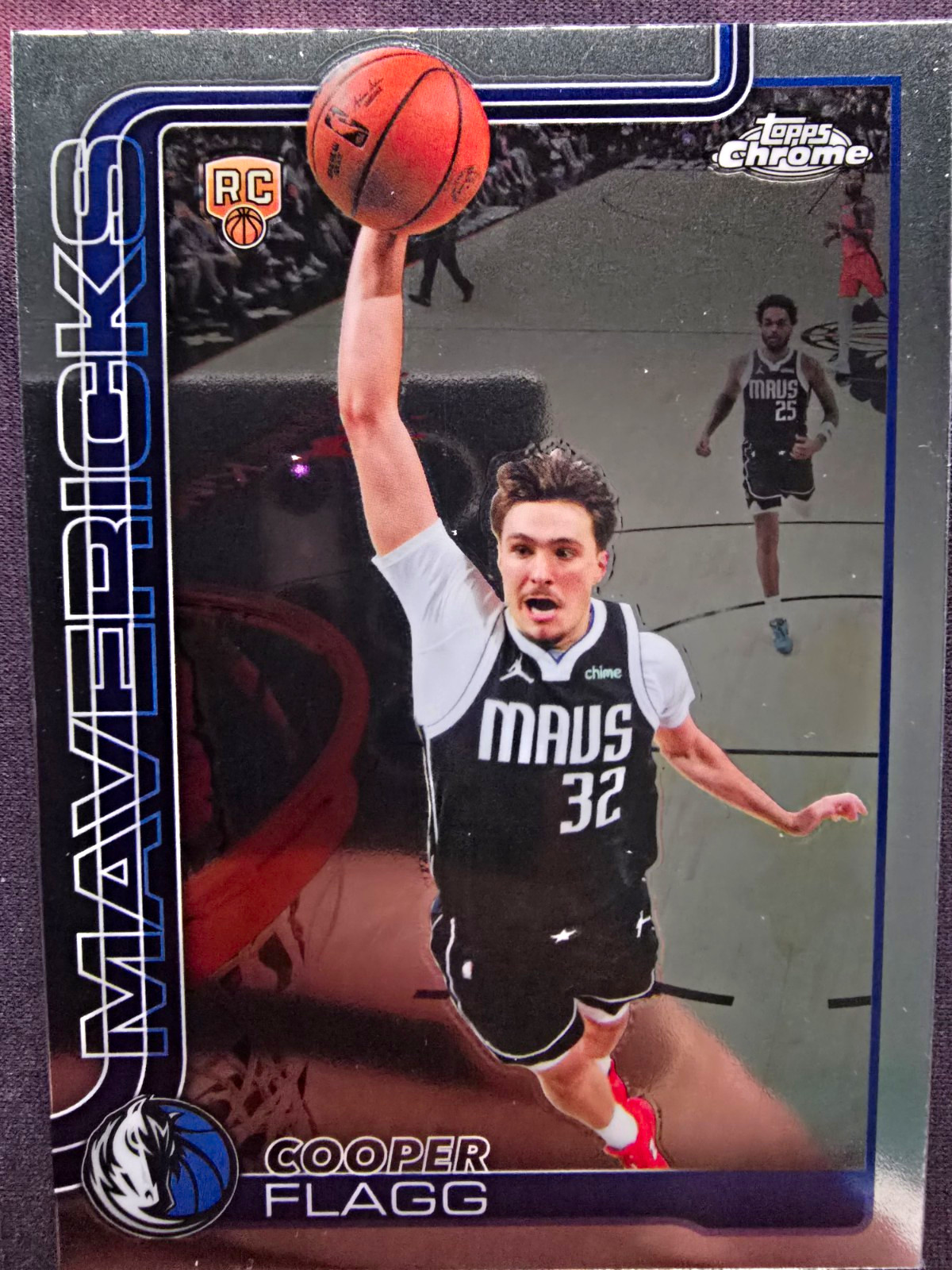 2026 Topps Chrome NBA Update Cooper Flagg Dallas Mavericks RC Rookie #151