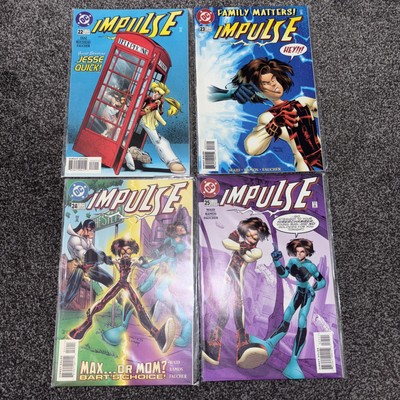 Impulse #22,23,24,25.  1997 The Flash DC Comics