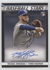 2020 Topps Baseball Stars Series 2 Black /199 Michael Brosseau #BSA-MB Auto 0jk3