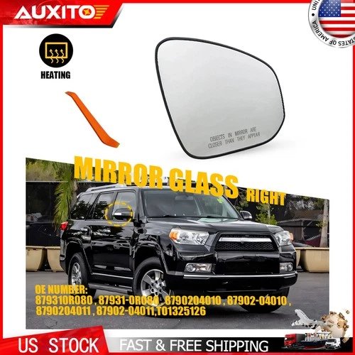 Heated Mirror Glass Right Passenger Side For 2013-2017 Toyota 4Runner 8790204011