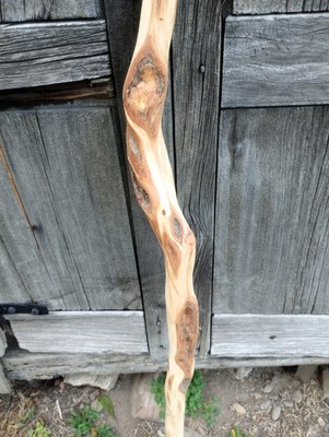 Diamond Willow - Craftwood - Walking / Hiking Stick - Peeled - Carving Blank - N