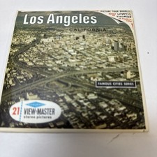 View Master A181 Los Angeles California Famous Cities view-master 3 Reels Packet