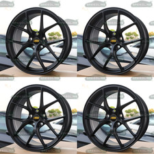 4pcs 19 X 8.5 5x114.3 Et38 Cb73.1 Matte Black Alloy Wheels Rims New