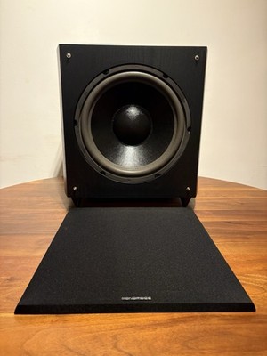 Monoprice 12  Powered Subwoofer Active Home Theater Sub Black Tested Works