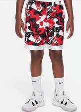 Nike Boys' Dri-FIT Elite Basketball Shorts Red Size XS