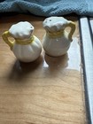 Salt & Pepper Shaker Set Ceramic Hand-painted Made In Japan Sm Pitchers Vintage  — photo 4