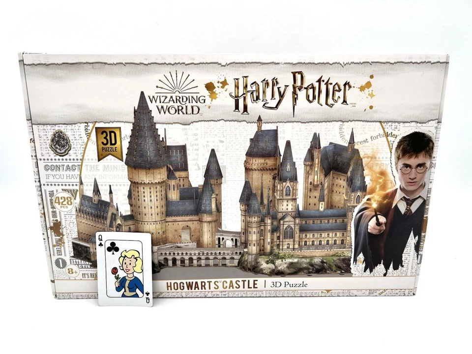 Harry Potter Hogwarts Castle 3D Puzzle 428 Pieces Open Box New Sealed - Image 2 of 4