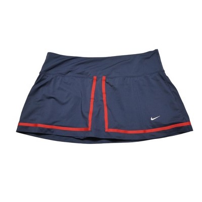 Nike Dri-FIT Skort Womens XL Blue Tennis Running Athletic Built In Shorts