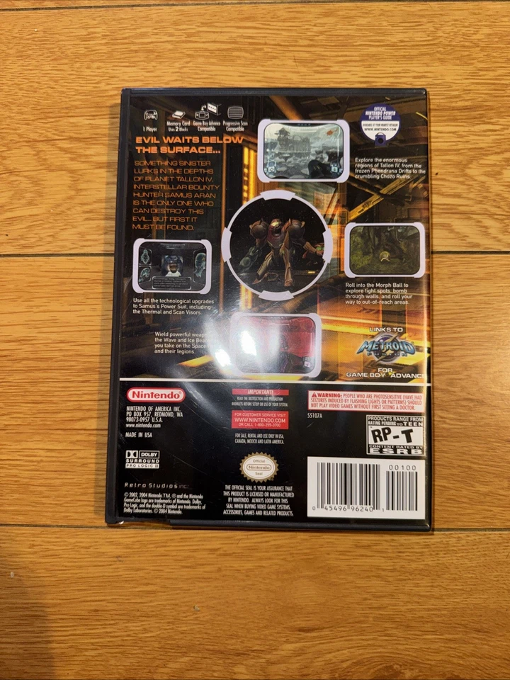 Nintendo GameCube Metroid Prime Game with Metroid Echoes Bonus disc SEALED NEW - Image 2 of 4
