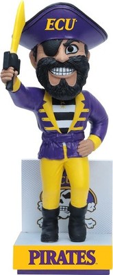 PeeDee The Pirate East Carolina Pirates Mascot Bobblehead College NCAA