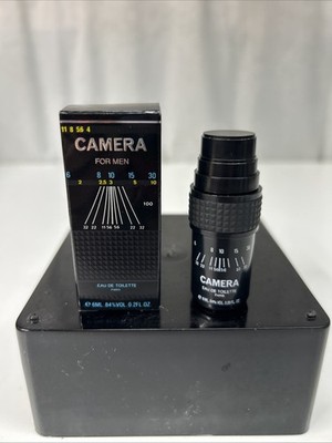 Camera By Camera For Men Mini EDT Cologne Splash 0.2oz New