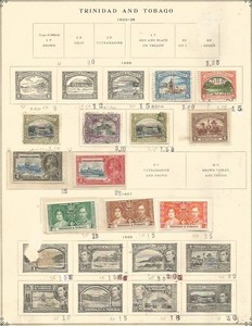 TRINADAD AND TOBAGO 1922 - 28 - Recent 312 Different Stamps