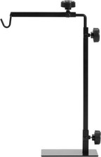 Reptile Lamp Stand, Adjustable 15"-36" Floor Light Holder Stand Metal Bracket fo