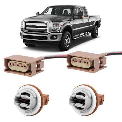 Turn Signal Socket & Pigtail Connector For Ford F150 Fiesta Focus 2003-2019 2PC