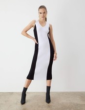 Sweater V-Neck Dress