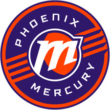 Phoenix Mercury 4 Inch WNBA Vinyl Die-Cut Decal Sticker *Free Shipping