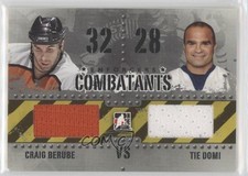 2011-12 ITG Enforcers Combatants Black Craig Berube Tie Domi #C-14 7ez