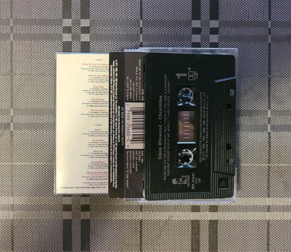 S. Winwood - Chronicles (Cass, Comp) Island CAN Like New Used NM Excellent Cond - Image 2 of 2