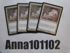 Circle of Protection Shadow COP x4 4x Tempest White Enchantment Prevent MTG