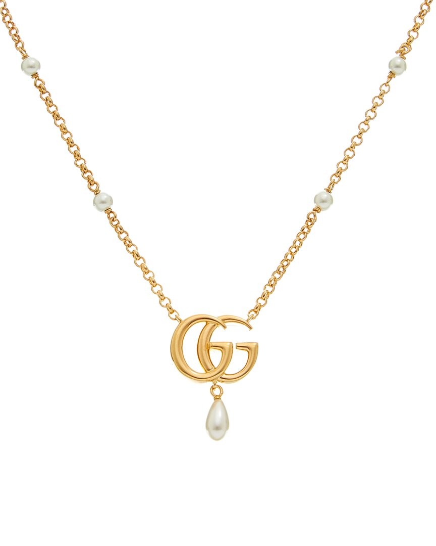 Gucci Gg Marmont Pendant Necklace Women's