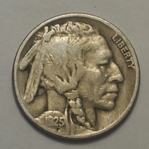 #2 Nicer Low Mintage very fine++ 1925 P Buffalo Head Nickel