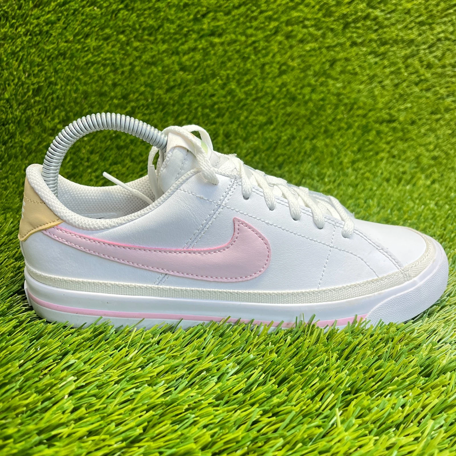 Scarpe da ginnastica Nike Court Legacy da bambina taglia 5 5 anni bianche rosa sportive in pelle