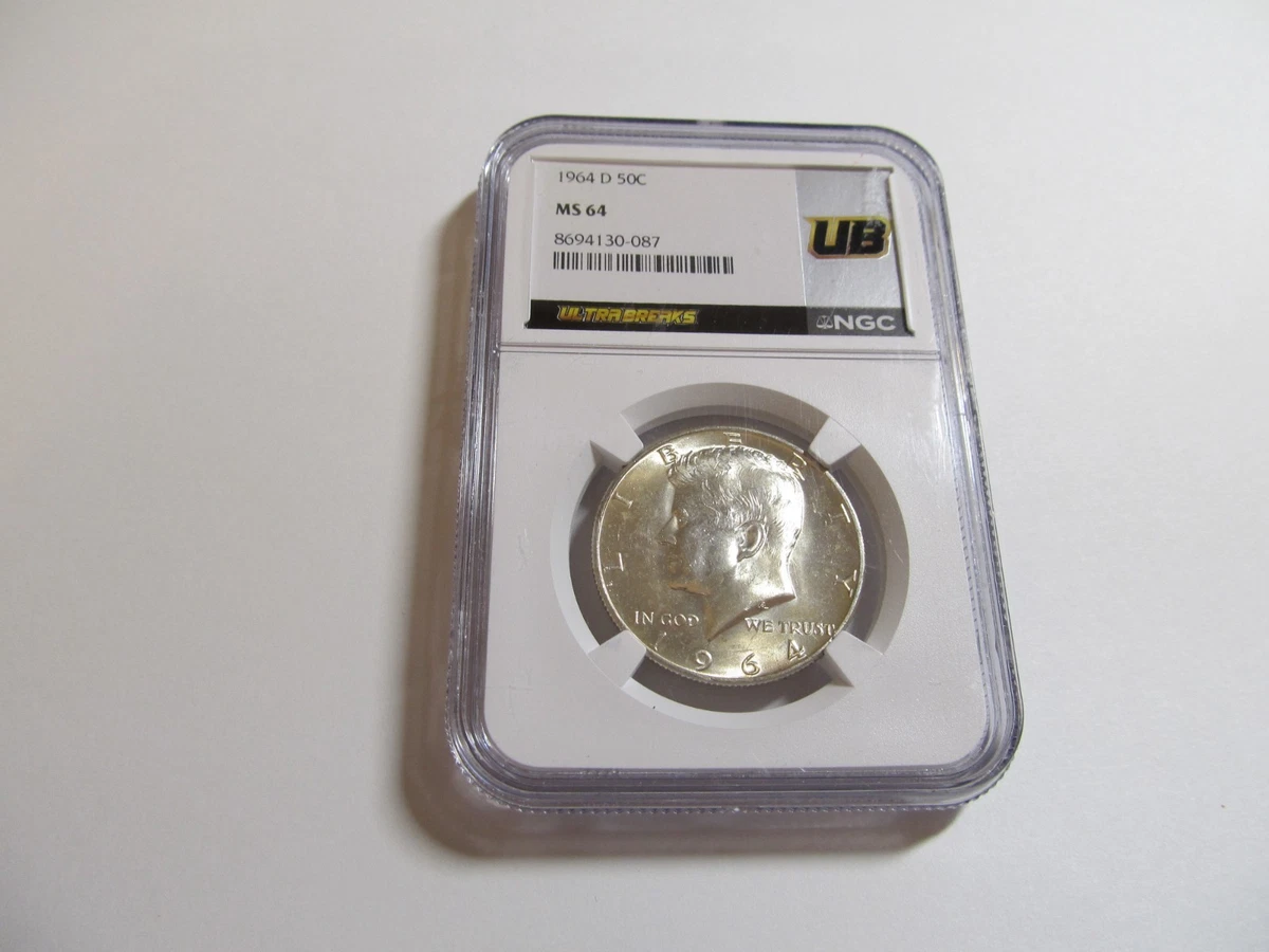 MS 64 Graded 1964 Kennedy US Half Dollars (1964-Now) for sale | eBay