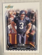 2006 Score #196 Josh Brown Seattle Seahawks Football Card