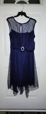 Scarlett Navy Mother Of The Bride Or Groom Dress Size 12 NEW