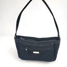 Vera Bradley black quilted small shoulder bag