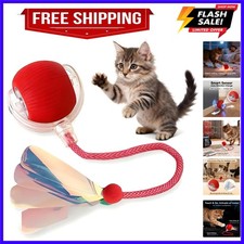 Interactive Cat Toy Ball for Indoor Cats - Silent Automatic Rolling Self Mo...