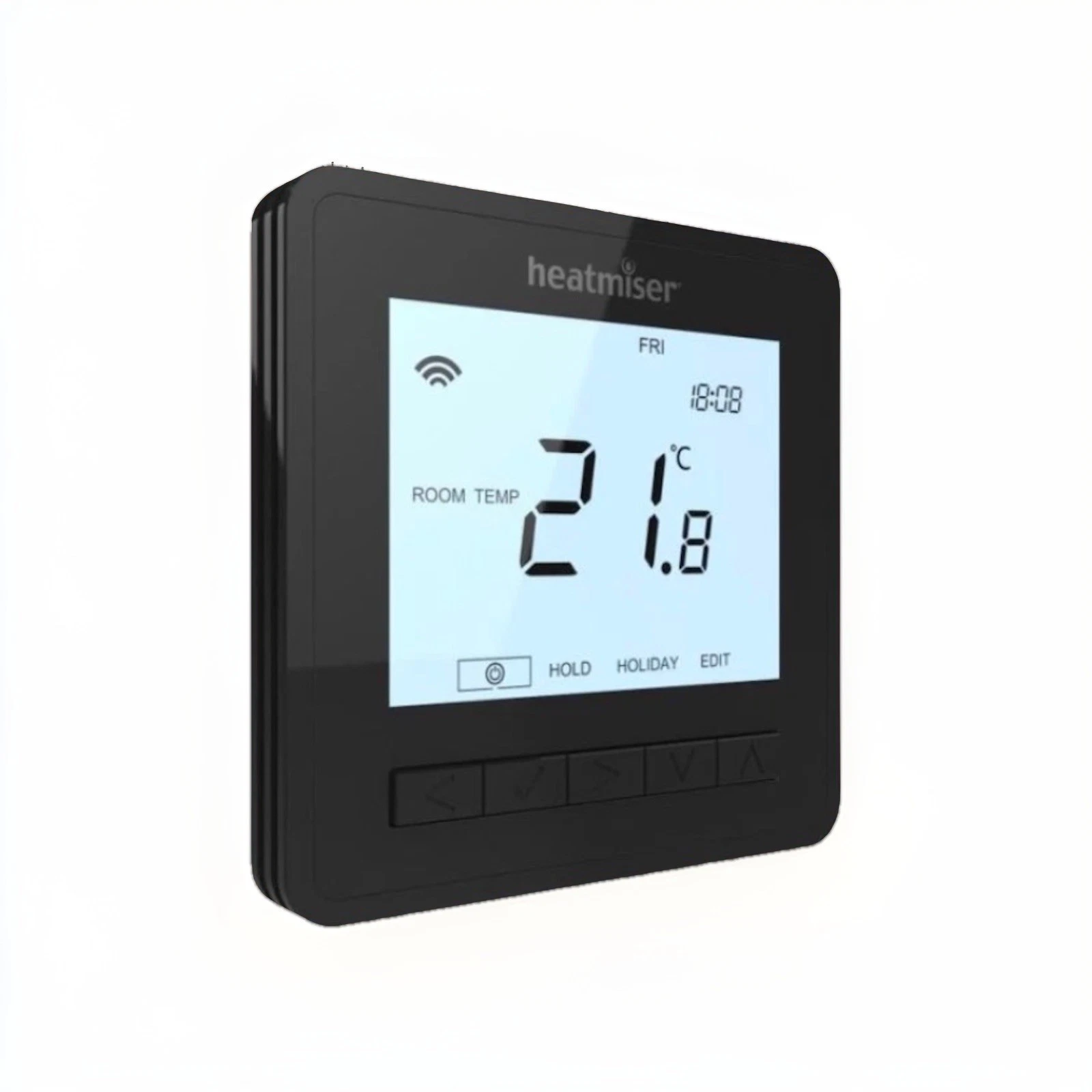 Heatmiser NeoAir V3 Smart Wireless Programmable Room Thermostat BLACK