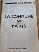 La Commune De Paris Par Michel Bakunine