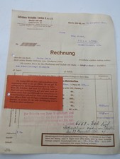 Paul Sieber Thum. Berlin  Kathreiners Malzkaffee , Rechnung  1922