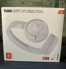 JBL Tune 520BT Wireless Bluetooth Headphones White Hands-Free Foldable