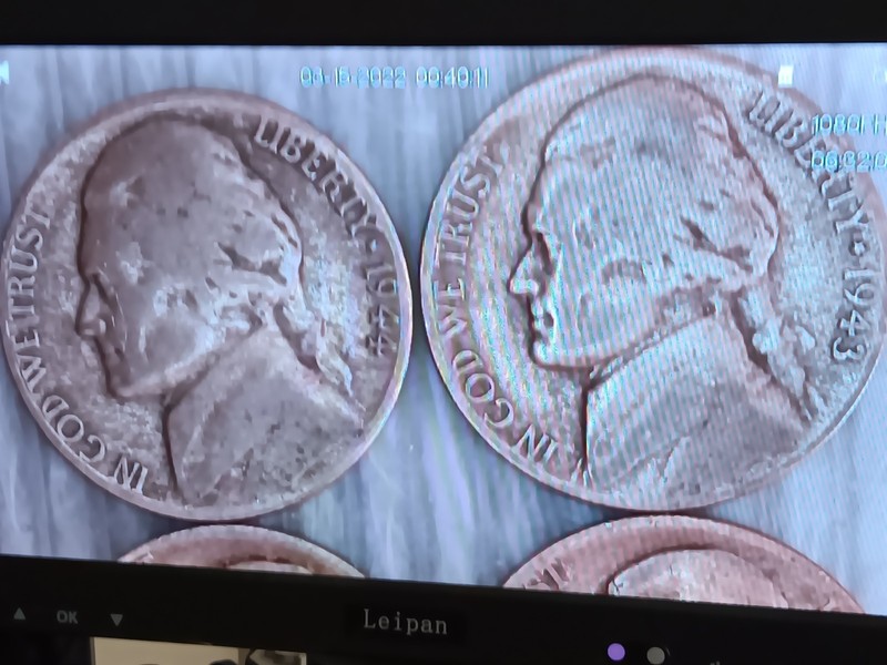 Lot Of 5 Jefferson War Nickels