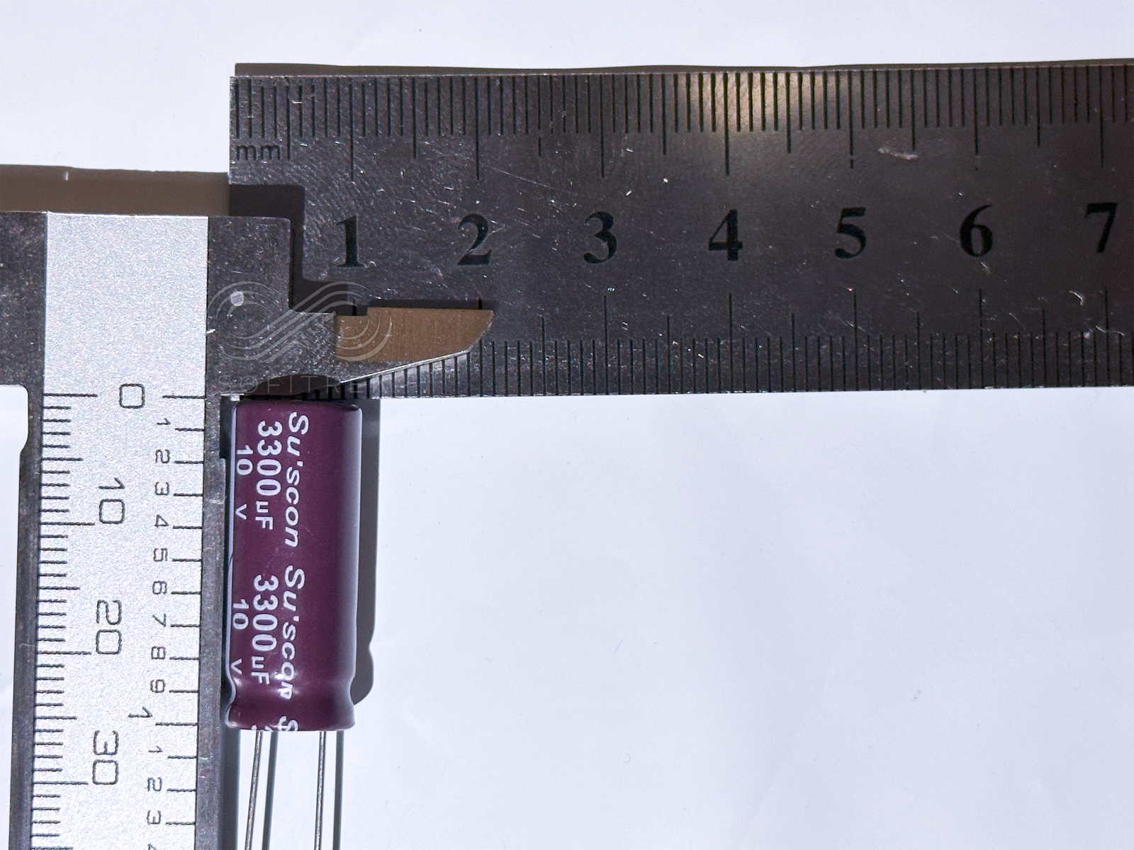 10Pcs MF Suscon 3300uF 10V 10x25mm Aluminum Electrolytic Capacitor