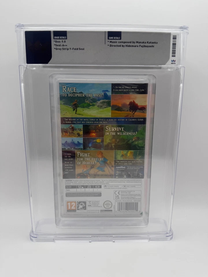 The Legend of Zelda: Breath of the Wild WATA 9.8 A++ **Switch NEU (No VGA UKG) - Bild 2 von 2
